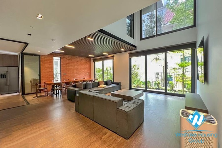 A wonderful new villa having nice outside space for rent in Tay Ho, Hanoi, Vietnam